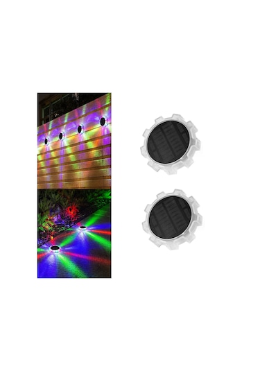Cbtx Dsl188 2 Adet Hareket Sensörlü Güneş Enerjili Bahçe Zemin Işığı, Rgb Işıklı Diğer