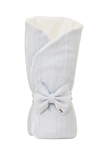 Fiyonk Triko Kundak Mavi