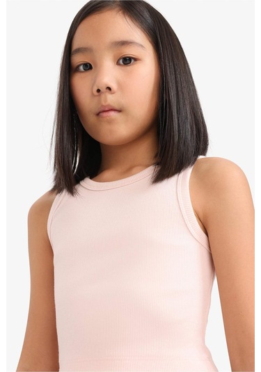 Defacto Kız Çocuk Bisiklet Yaka Atlet D9097a825hspn447 Pembe