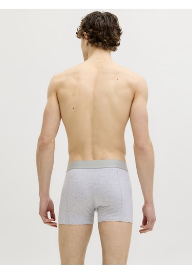 Jack & Jones Erkek 3'lü Bambu Boxer Paketi - Gabriel - 12291864 Siyah
