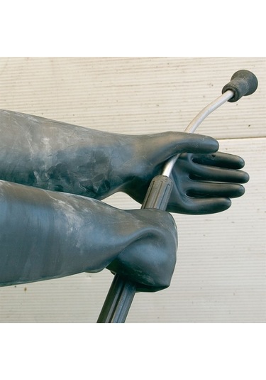 Kumlama Eldiveni, Uzun, Satin Sert Latex | Juba 5611/60 10-Xl