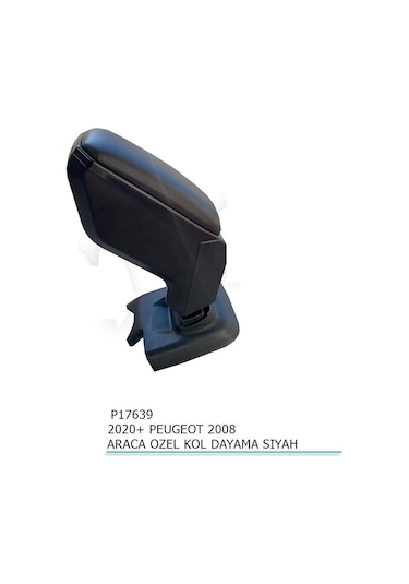 Peugeot 2008 Uyumlu Araca Özel Kol Dayama Siyah 2020+ Parça