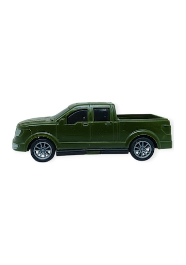 Çek Bırak Arabalar 10 Cm - Yeşil Pick-up Yeşil