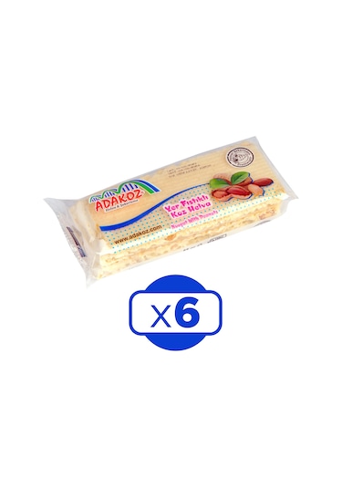 Adakoz Helva Yer Fıstıklı Koz Helva 6 x 55 G
