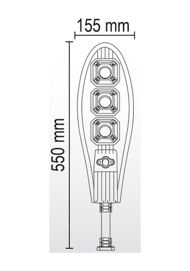 Forlife FL - 3215 90Watt Güneş Enerjili Solar Sokak Armatürü