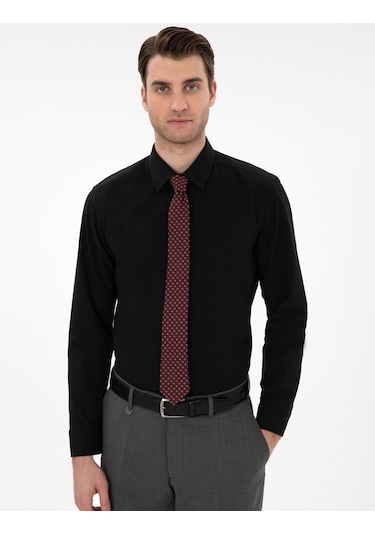 Pierre Cardin Erkek Siyah Gömlek Basic 50307297-vr046 Siyah