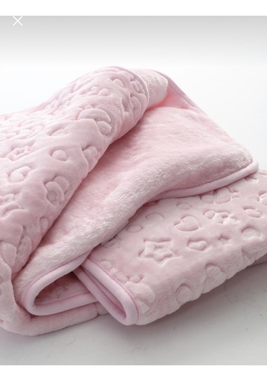 Golden Pelüş Bebek Battaniyesi Pembe