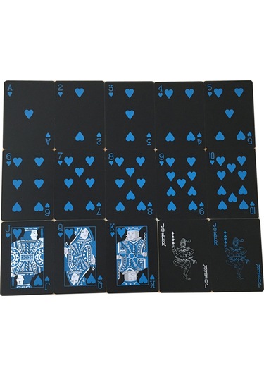 Reedark Su Geçirmez Pvc Poker Kartları - Sihir, Parti Ve Seyahat İçin Dayanıklı Oyun Kartları Mavi