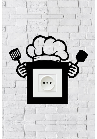 Mutfak Tasarım Priz Çerçevesi İç Ölçü 8,4x8,4 Cm Dekoratif Priz Süsü Ve Anahtar Çerçevesi