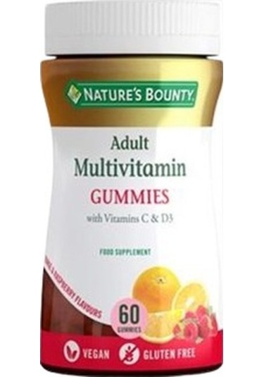 Nature's Bounty Adult Multivitamin Gummies 60 Tablet