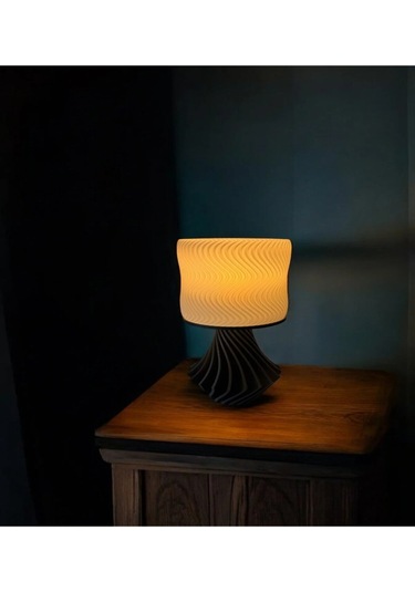 Elegance Tasarım 3d , Ev Dekorasyon , Bohem , Vintage , Dekoratif Abajur - Siyah Çok Renkli