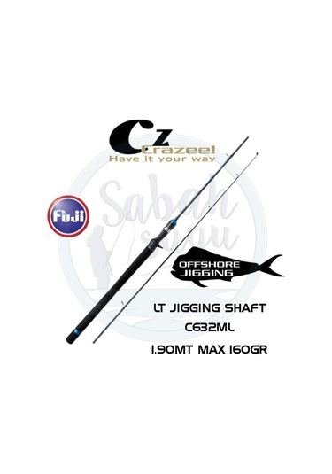 Crazee Lt Jigging Shaft C632Ml Light Jigging Kamış 1.90Mt Max 160