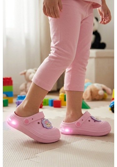 Walkway Pembe Eva Hafif Esnek Kız Çocuk Sabo Terlik 2316 B-p