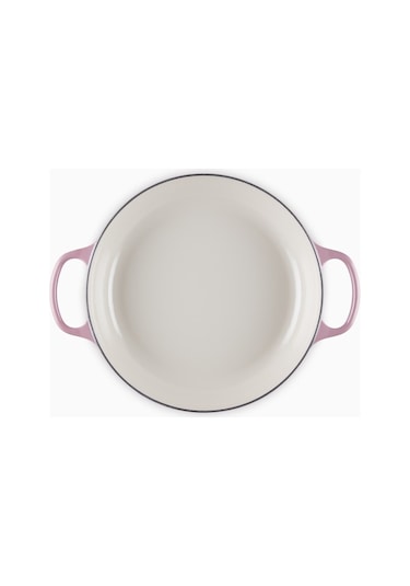Le Creuset Gourmet Profesyonel Lüks Döküm Tencere Pembe 30 Cm