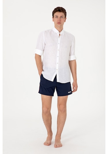 U.s. Polo Assn. Erkek Lacivert Deniz Şortu 50302498-vr033 Lacivert