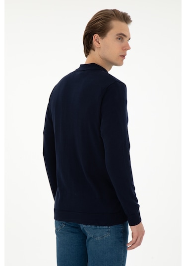 U.s. Polo Assn. Erkek Lacivert Hırka Triko 50297074-vr033 Lacivert