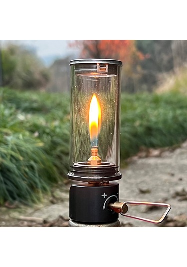 Teltree Kamp Lambası, Açık Hava Feneri, Doğal Renkli Çadır Aydınlatıcısı, Gazlı Makyaj Lambası Çok Renkli