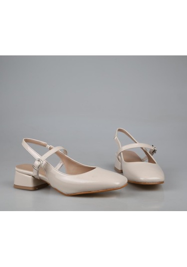 Feles 106-530 Ten Rugan Kadın Topuklu Ayakkabı Ten Rugan