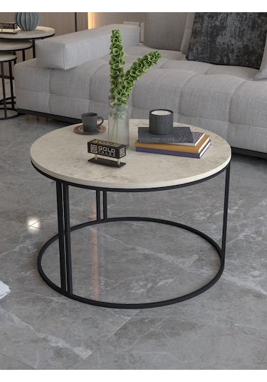 Orta Sehpa Tekli Special Lüx Traverten Bej