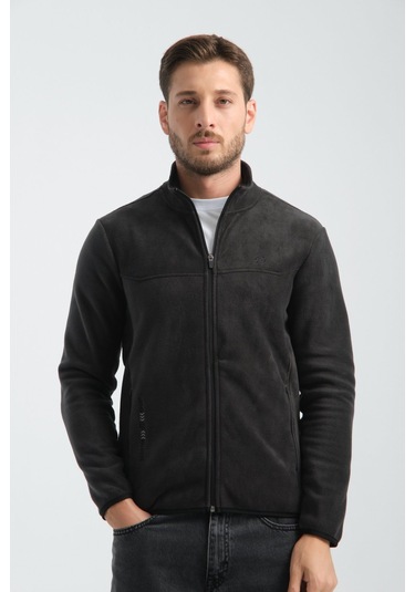 Shooter Sportswear Premium Kışlık Erkek Polar Sweatshirt Minimal Nakış Detayları Fermuarlı Regular Fit Antrasit Shooter Sportswear Premium Kışlık Erkek Polar Sweatshirt Minimal Nakış Detayları Fermuarlı Regular Fit Antrasit