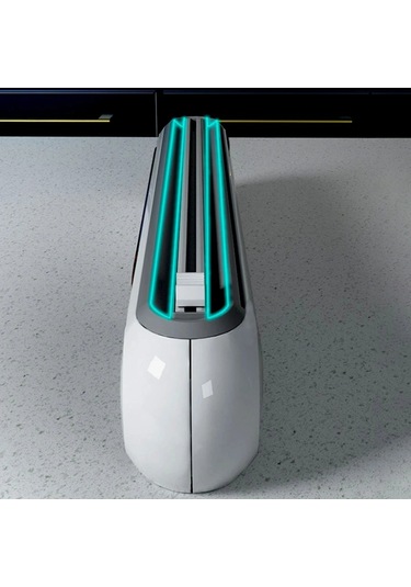 Shopytech Mıknatıslı Streç Film Folyo Yağlı Kağıt Dispenseri Çift Yönlü Bıçaklı 30 Cm Rulo Kesici Beyaz