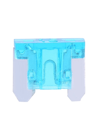 Konesam 10 Adet Mavi Terminal Sigorta Alıcı Seti + 15a Mini Sigorta Levhası - Dairesel Korumalı, Kablosuz Kurulum, Dıy Uygulamalar İçin Dayanıklı 15