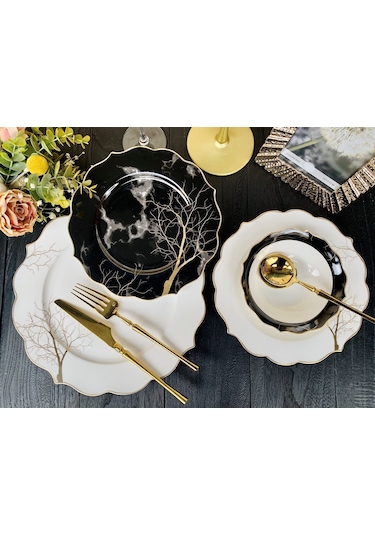 Pink More TR-2989 6 Kişilik 24 Parça Yemek Takımı