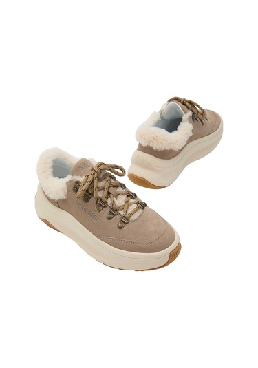 L003 Sand Sneaker Günlük Kadın Diğer 80d2490040 Moon Boot Moon247 City Shearling Kum