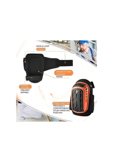 Wondernest Yastıklı Ve Kaymaz Jialan Jel İçin Dizlikler Çalışma Askılı - Vf