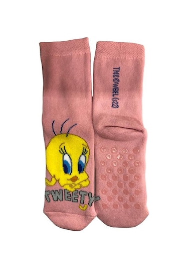 Çimpa Tweety Figürlü Havlu Çorap - Unısex - karışık