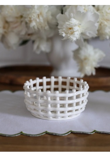 Home Lovers Seramik Meyve Saklama Sepeti 450927582 Sütlü