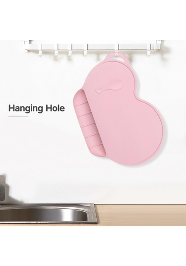 Dianziye Bebekler İçin Gıda Tutan, Yemek Masası Tutucu, Yemek Matı, Anti Kayma Silikon Mat, Pembe Çok Renkli