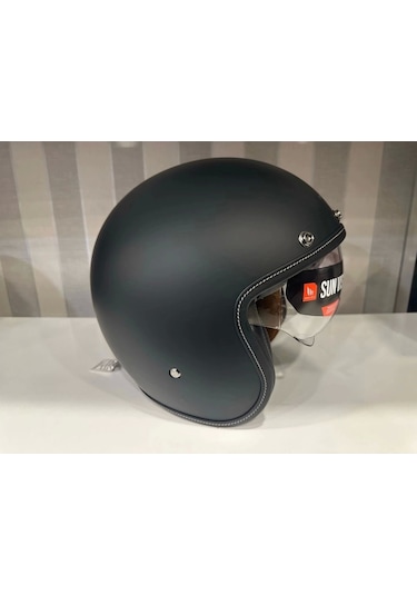 Mt Helmets Mt Lemans 2 Sv Şeffaf Vizörlü Motosiklet Kaskı Siyah