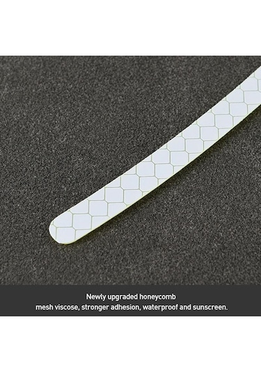 Beyaz 20 Adet Araba Tekerleği Yansıtıcı Etiket Lastik Tekerlek Göbeği Yansıtıcı Etiket Kişiselleştirilmiş Vücut Aydınlık Çıkartmalar 20pcs