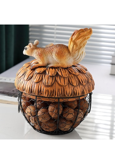 Suntek Yumurta Sepeti Mutfak Malzemeleri Atıştırmalık Kiler 20x28cm Kahverengi