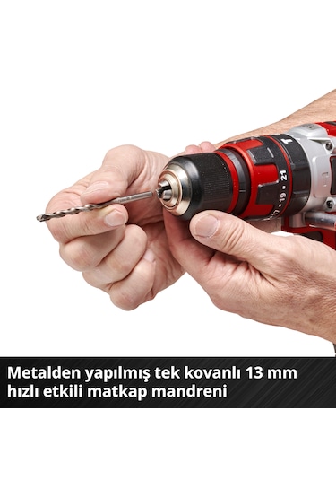 Einhell TE-CD 18/48 Li-i Kit (2x2,0Ah) Çift Akülü Darbeli Vidalama - 4513935