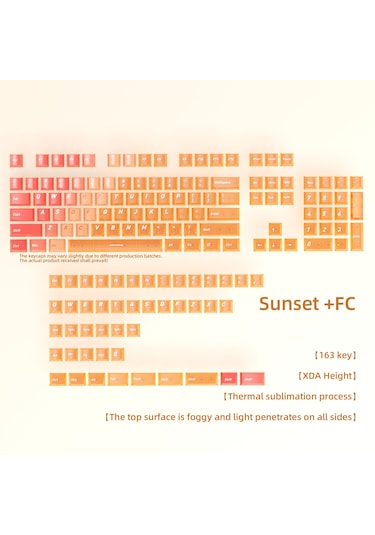Mekanik Klavye Keycaps Rgb Şeffaf Gaming Pbt Tuş Takımı Diğer