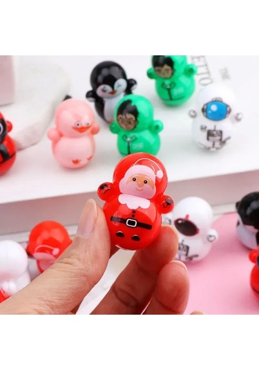 Xindoker Eğlenceli Papağan Oyuncakları, 10 Adet Noel Baba Tasarımı, Güvenli Çiğneme Ve Oyun Deneyimi