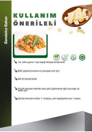 Sandaloz Sakızı 100g Sandalwood Gum