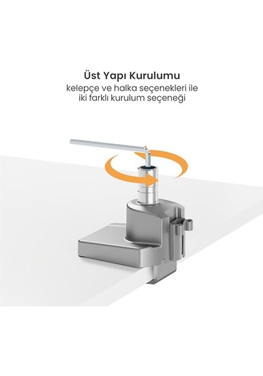 Monitör Tutucu, 17''-35'' Ekranlar İçin, 12kg Taşıma Kapasiteli,