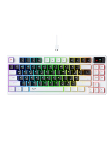 Havit Gamenote KB884L RGB Mekanik Brown Switch Türkçe Klavye