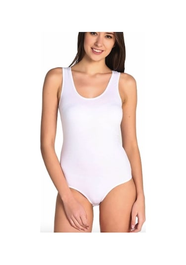 Tutku Bayan Geniş Askı Body Tkd0149 6 Lı Paket Beyaz