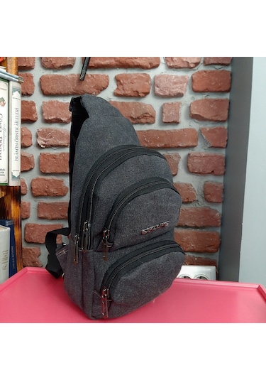 Escape Erkek Çapraz Göğüs Çantası 3530 Gvn-0068 Anrasit