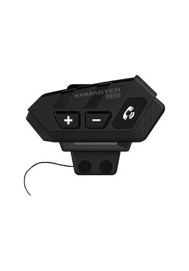 Knmaster Kn550 Motosiklet Bluetooth Kulaklık Mikrofon Seti Siyah