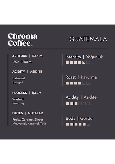 Chroma Coffee Guatemala Signature Series 10'lu