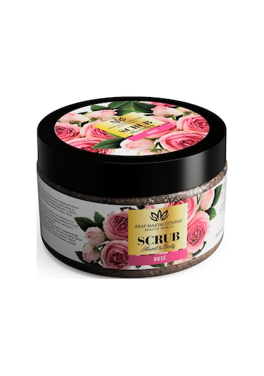 Arap Makyaj Dünyası Gül Özlü El & Vücut Peeling 250 G