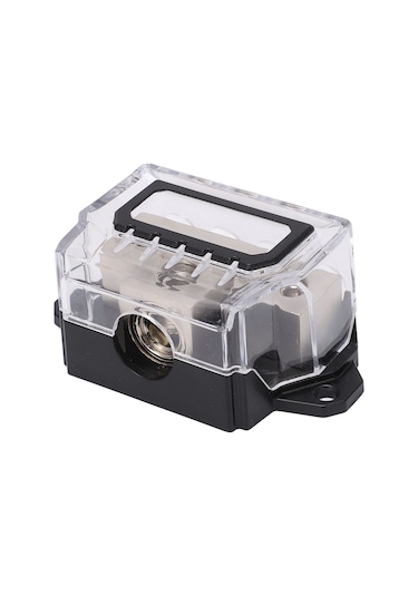 Reedark Araç Ses Sistemi Güç Dağıtım Bloku - 1 Adet 0 Gauge Giriş Ve 4 Adet 4 Gauge Çıkışlı, Çinko Alaşımlı Nikel Kaplama, Araç Ve Bot Uyumlu