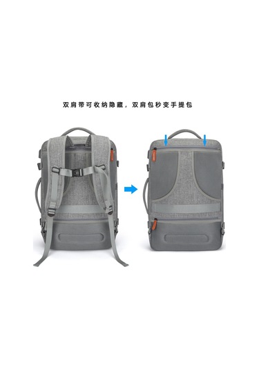 Büyük Kapasite Su Geçirmez Bilgisayar İş Seyahat Bagaj Sırt Çantası Lacivert Lacivert