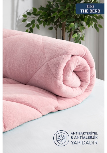 Tek Kişilik Yorgan Welsoft Kumaş Çift Taraflı Kullanım 155 X 215 Pembe