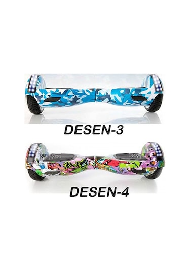 Smartstore Üst Led Işık Smart Scooter Elektrikli Kaykay Hoverboard Bluetooth